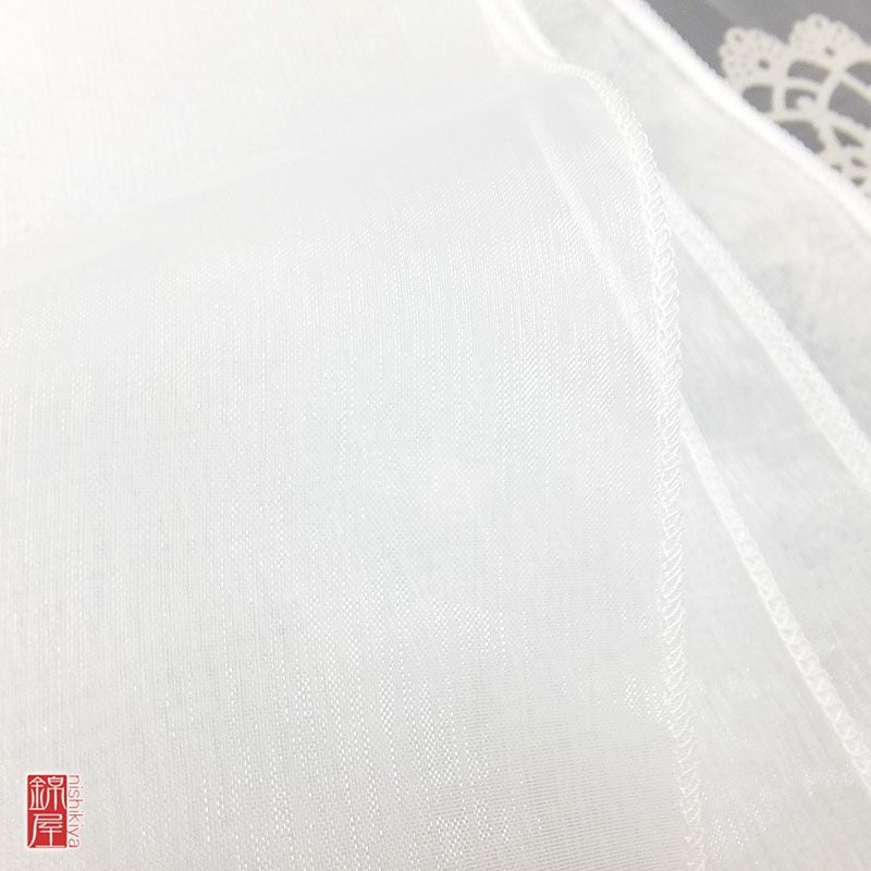 新品 女性用 兵児帯 白地に無地_画像3