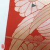 正絹袋帯　六通柄 赤・朱地に花柄 振袖用_画像3