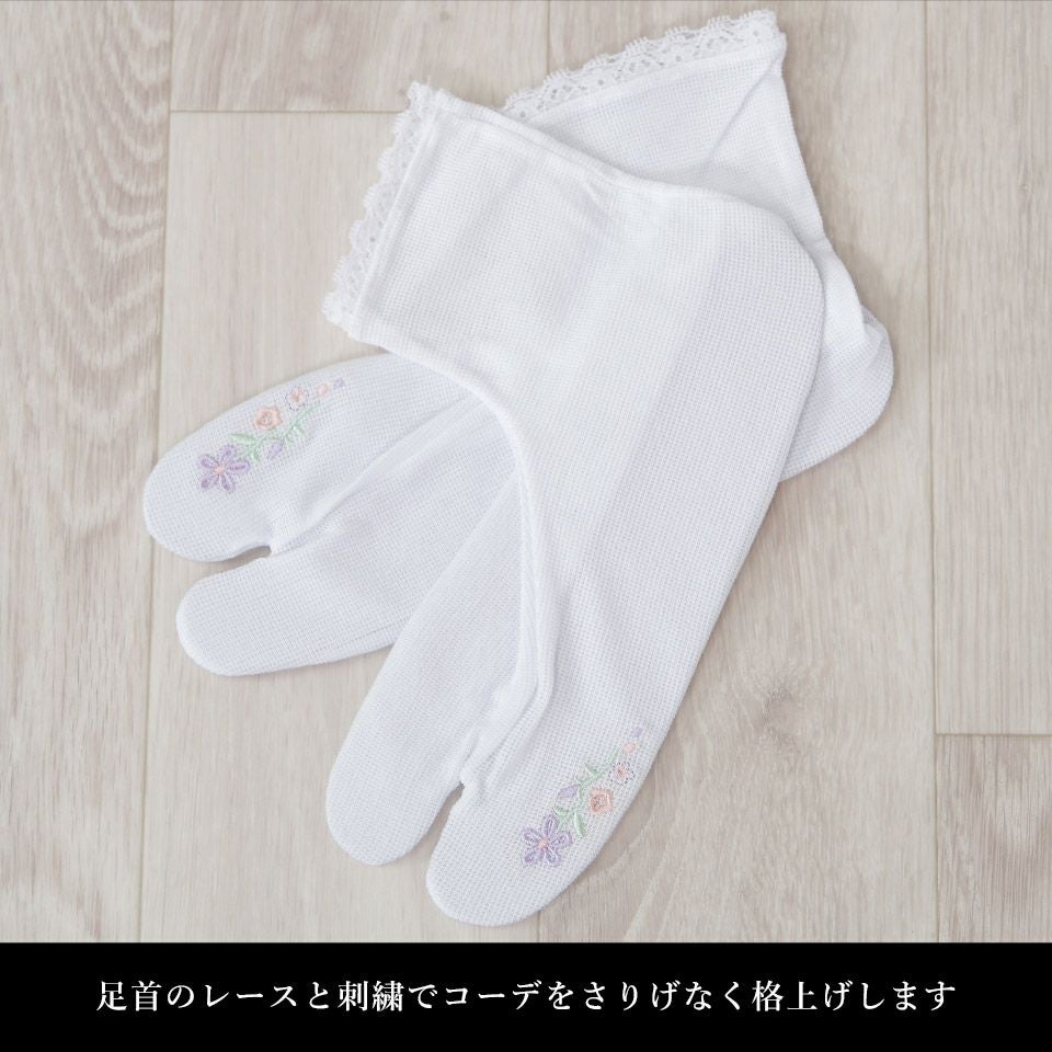夏用 刺繍足袋 フリーサイズ_画像7
