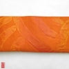袋帯 六通柄 正絹 橙地に幾何学柄・抽象柄_画像8