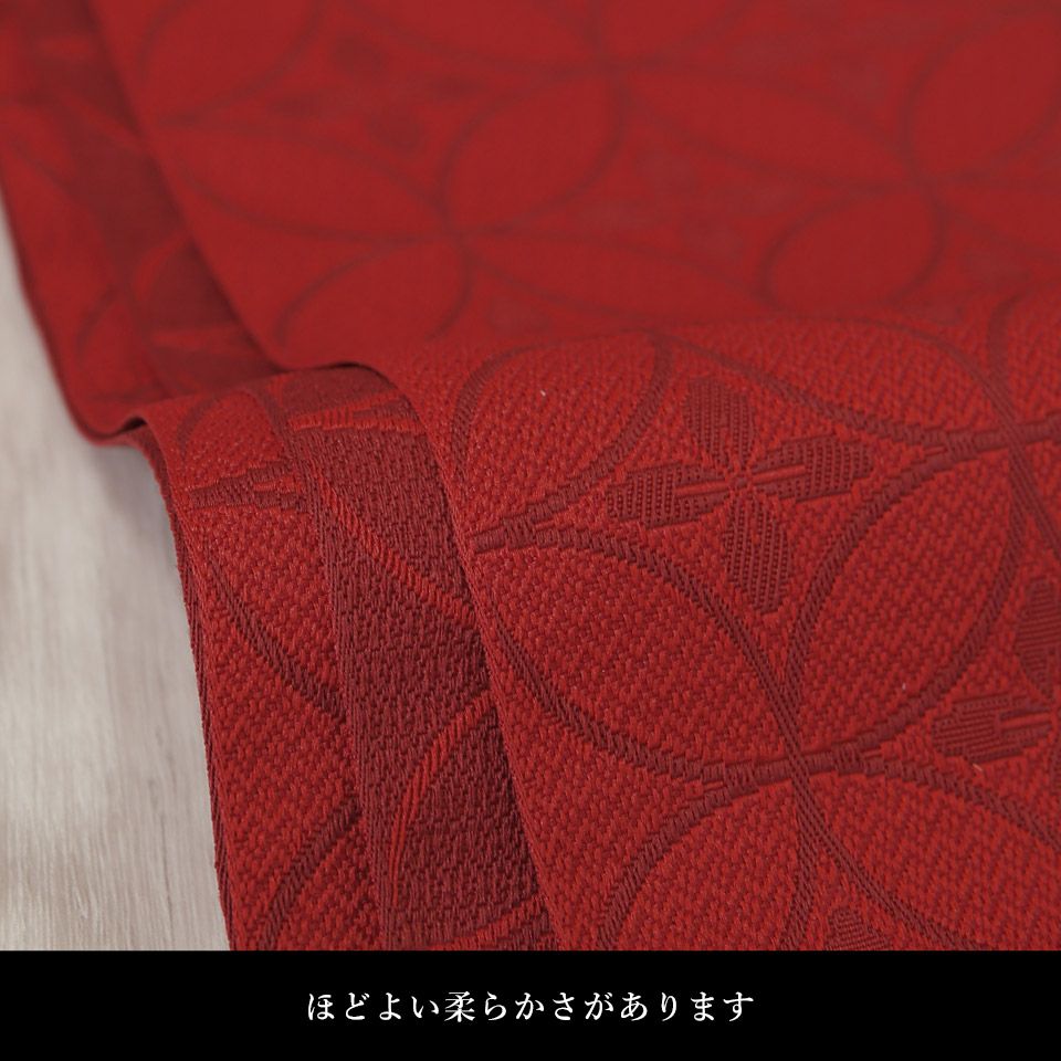 帯 半幅帯 赤  袴下帯 浴衣帯 洗える_画像4