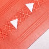 名古屋帯 正絹 縞柄・線柄 通し仕立て 赤・朱_画像8