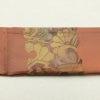 名古屋帯 太鼓柄 正絹 古典柄 通し仕立て 茶_画像12