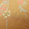 訪問着 美品 正絹 刺繍 花柄 袷仕立て 茶_画像32