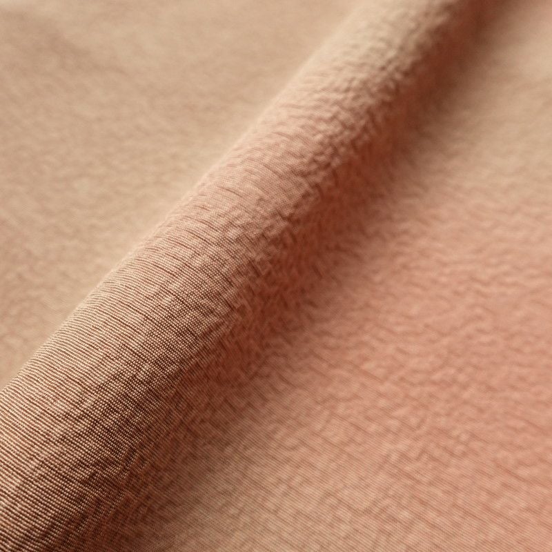 付け下げ 正絹 一つ紋付き 無地 袷仕立て ピンク_画像11