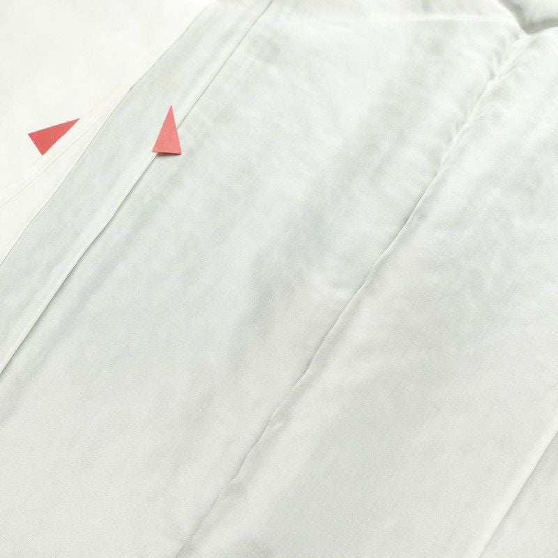 付け下げ しつけ糸付き 正絹 古典柄 袷仕立て 紫・藤色_画像27