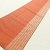 帯反物 証紙あり 一般用 混紡 縞柄・線柄 橙_画像9