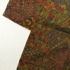 小紋 美品 正絹 幾何学柄・抽象柄 袷仕立て 黄・黄土色_画像14