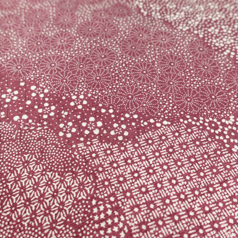 小紋 総柄 正絹 古典柄 袷仕立て 紫・藤色_画像6