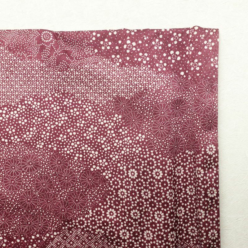 小紋 総柄 正絹 古典柄 袷仕立て 紫・藤色_画像15