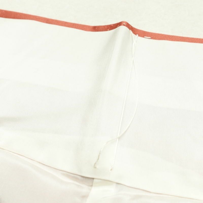 付け下げ 綸子 正絹 古典柄 袷仕立て ピンク_画像34