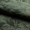 紬 正絹 木の葉・植物柄 袷仕立て 緑・うぐいす色_画像31