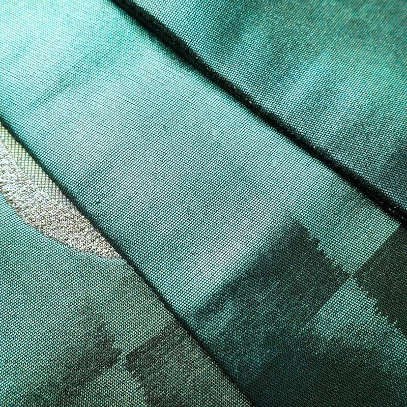 袋帯 六通柄 楼蘭箔 伝統工芸士 山野忠雄フォーマル用 正絹 幾何学柄・抽象柄 多色使い_画像35