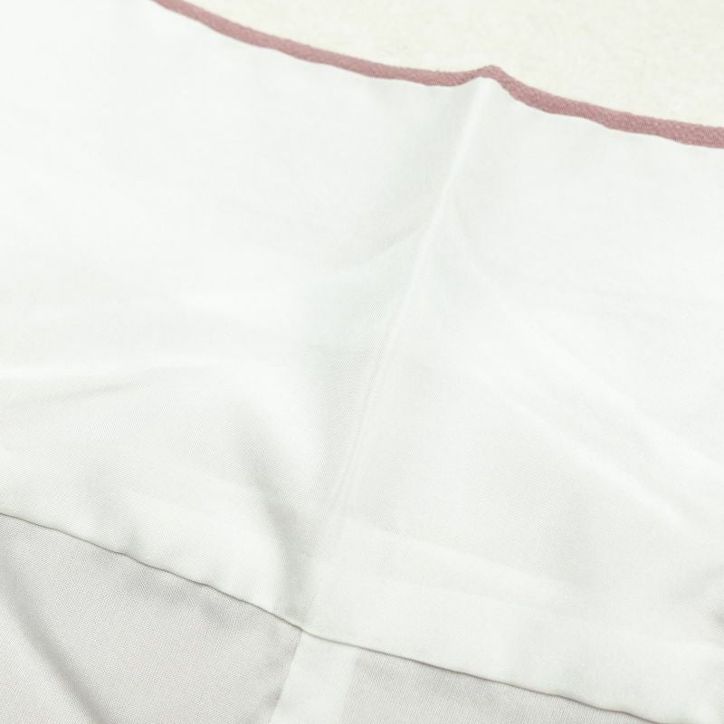 色無地 一つ紋付き 縮緬 しつけ糸付き 混紡 無地 袷仕立て ピンク_画像24