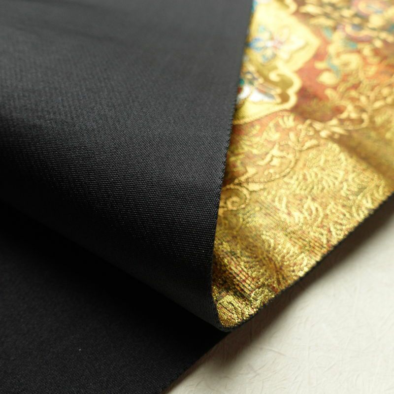 袋帯 六通柄 良品 フォーマル用 正絹 幾何学柄・抽象柄 金・銀_画像12