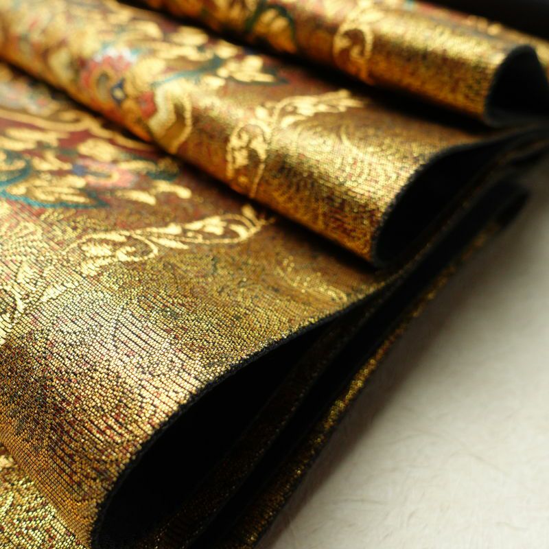 袋帯 六通柄 良品 フォーマル用 正絹 幾何学柄・抽象柄 金・銀_画像26