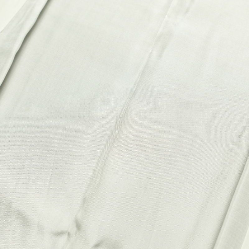 小紋 良品 正絹 木の葉・植物柄 袷仕立て 黄・黄土色_画像23