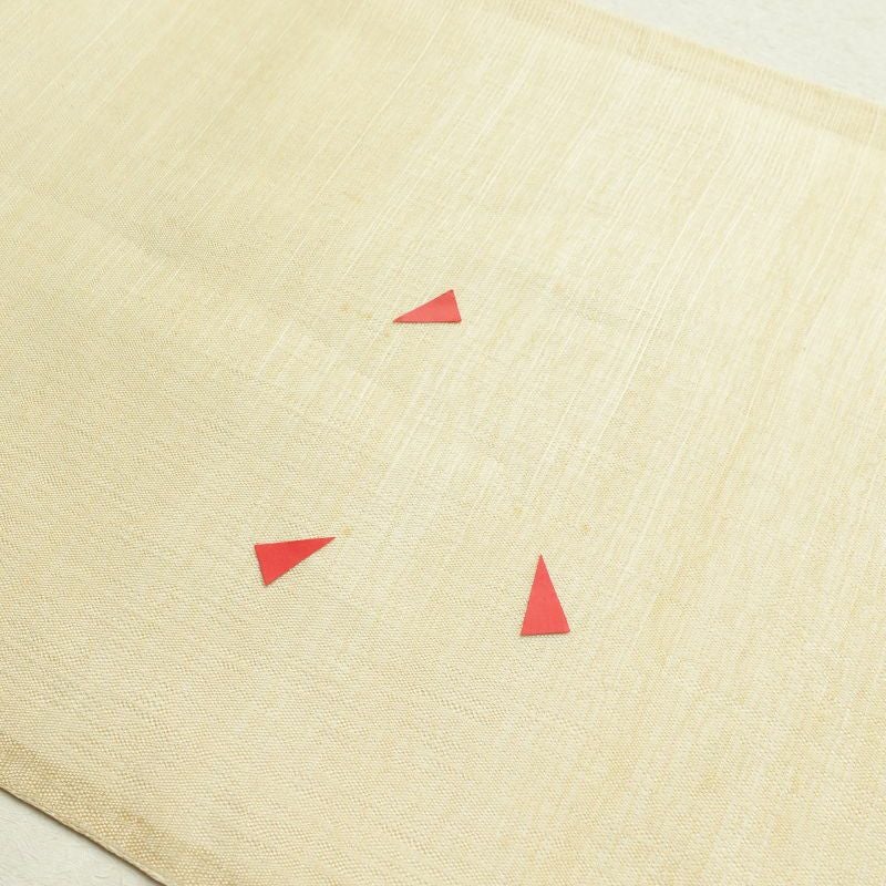 袋帯 六通柄 夏用 フォーマル用 混紡 幾何学柄・抽象柄 多色使い_画像30