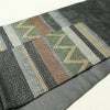 袋帯 太鼓柄 美品 夏用 一般用 正絹 幾何学柄・抽象柄 黒_画像16