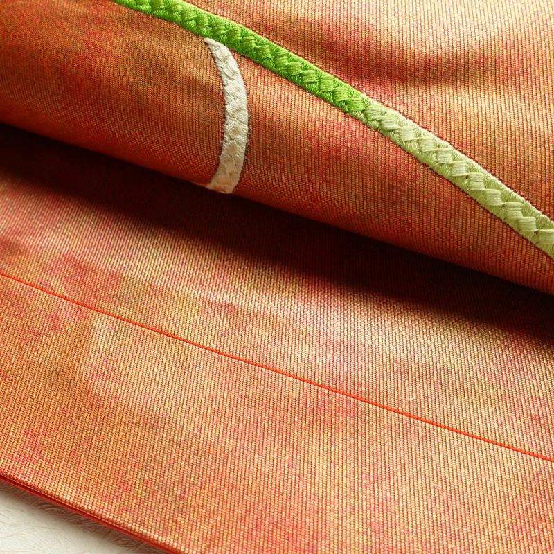 袋帯 太鼓柄 フォーマル用 正絹 鼓 古典柄 橙_画像10