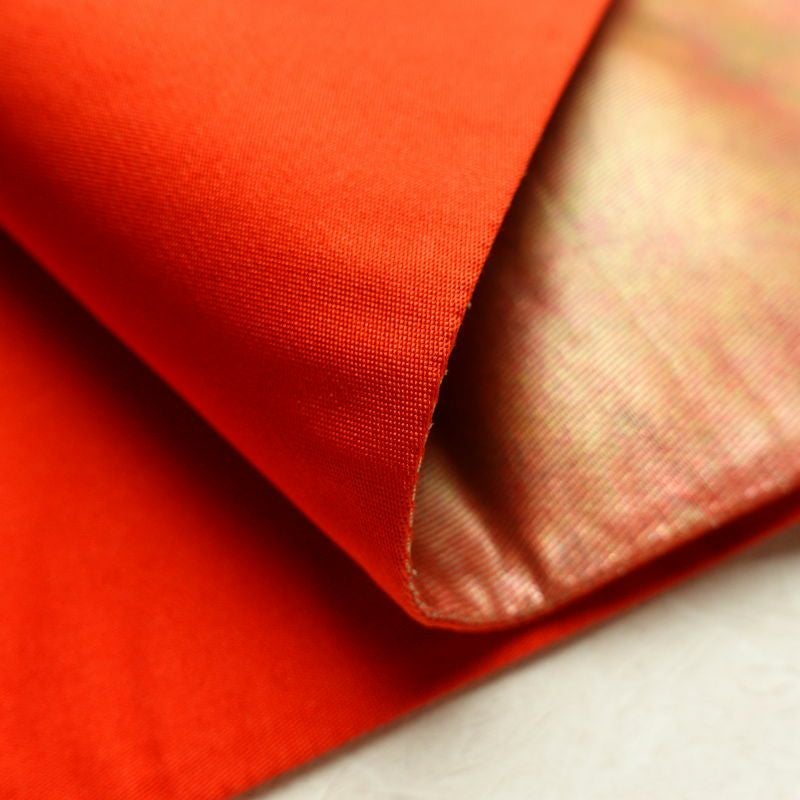 袋帯 太鼓柄 フォーマル用 正絹 鼓 古典柄 橙_画像15