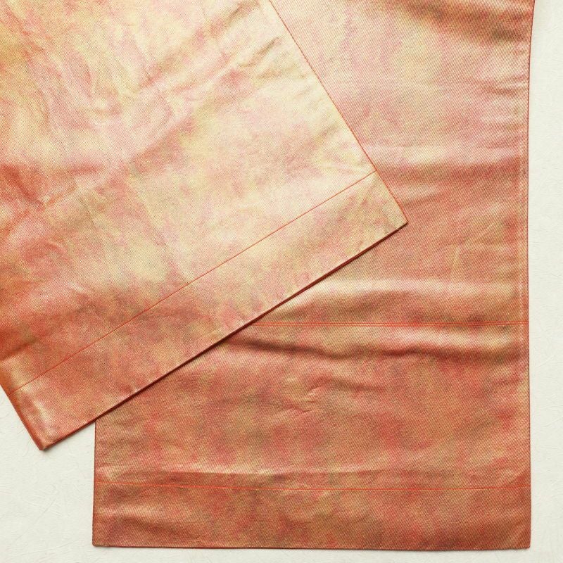 袋帯 太鼓柄 フォーマル用 正絹 鼓 古典柄 橙_画像18