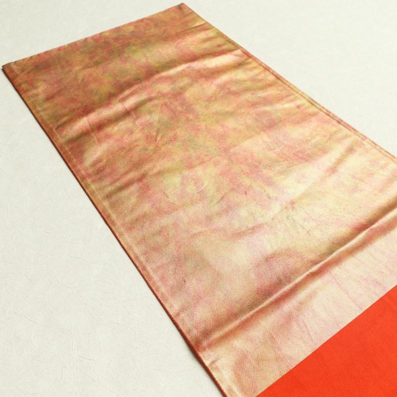 袋帯 太鼓柄 フォーマル用 正絹 鼓 古典柄 橙_画像24