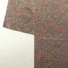 小紋 美品 しつけ糸付き 縮緬 総柄 正絹 幾何学柄・抽象柄 袷仕立て 紫・藤色_画像14