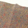 小紋 美品 しつけ糸付き 縮緬 総柄 正絹 幾何学柄・抽象柄 袷仕立て 紫・藤色_画像20
