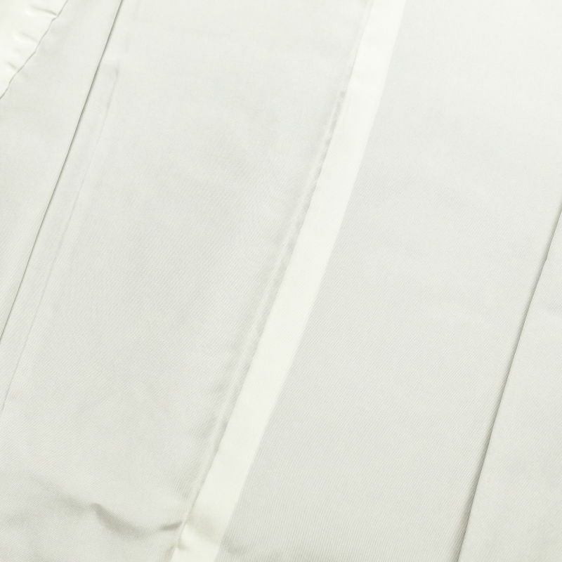 小紋 美品 しつけ糸付き 縮緬 総柄 正絹 幾何学柄・抽象柄 袷仕立て 紫・藤色_画像25