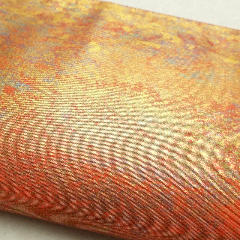 袋帯 六通柄 美品 箔 草木染 フォーマル用 正絹 その他の柄 茶_画像19