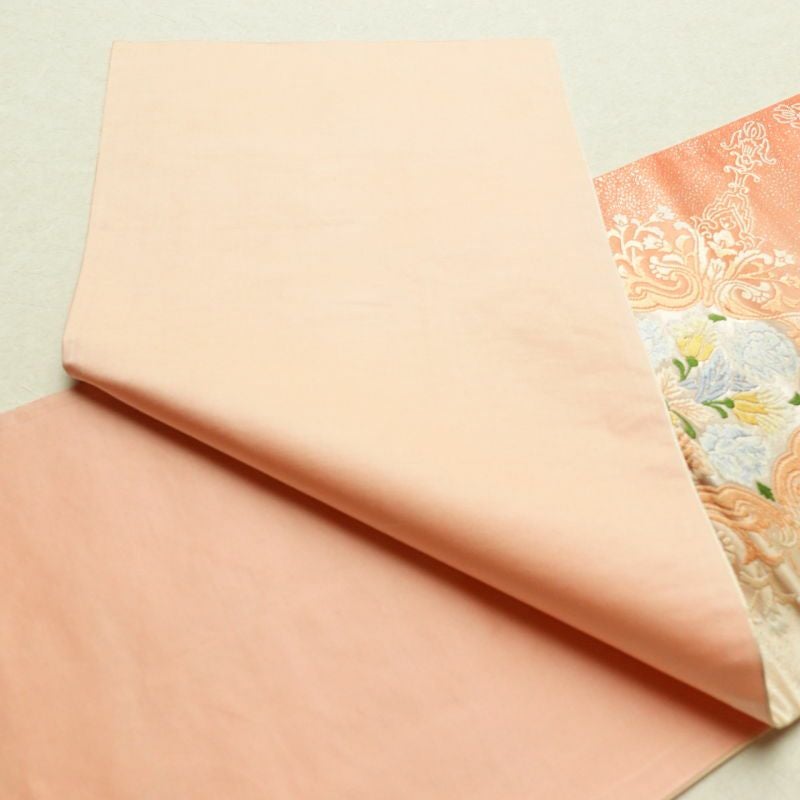 袋帯 六通柄 フォーマル用 正絹 幾何学柄・抽象柄 ピンク_画像11