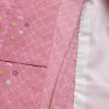 単衣 小紋 美品 未使用品 ポリエステル 古典柄 単衣 ピンク_画像22