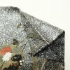 訪問着 たたき染め 良品 正絹 金彩 箔 古典柄 袷仕立て グレー_画像23