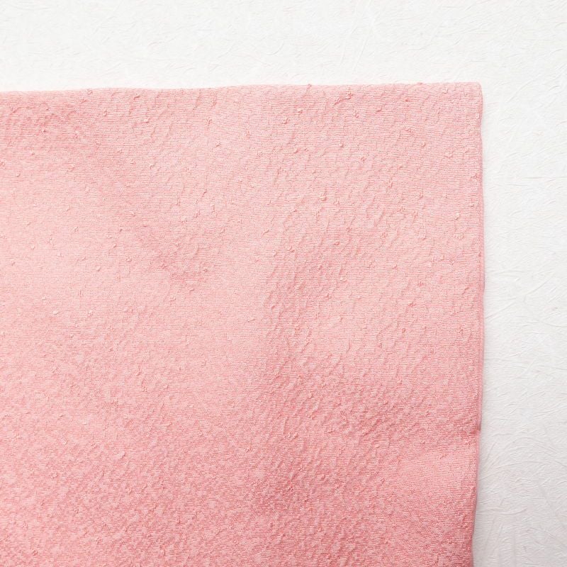 色無地 特殊堅牢染 正絹 一つ紋付き 丹後 翔雲 無地 袷仕立て ピンク_画像15