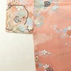 小紋 正絹 大きいサイズ 金彩 綸子 古典柄 袷仕立て ピンク_画像14