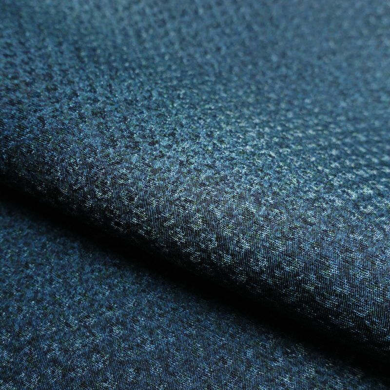 小紋 美品 正絹 その他の柄 グラデーション 袷仕立て 青・紺_画像27