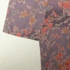 小紋 縮緬 総柄 正絹 花柄 袷仕立て 紫・藤色_画像12