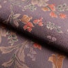 小紋 縮緬 総柄 正絹 花柄 袷仕立て 紫・藤色_画像25
