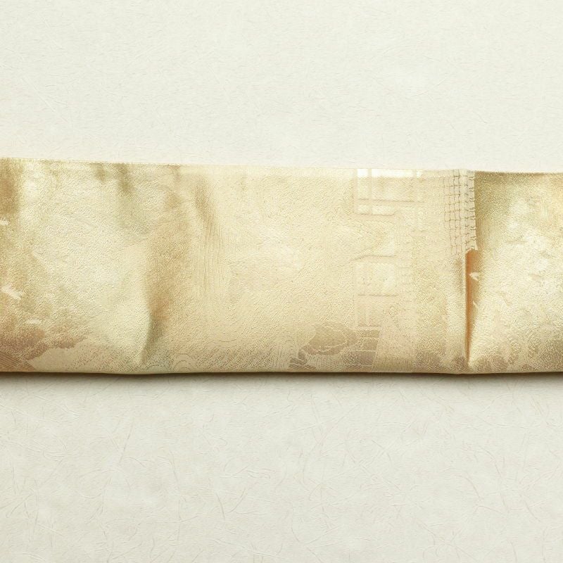 袋帯 六通柄 フォーマル用 正絹 風景柄 松 金・銀_画像19