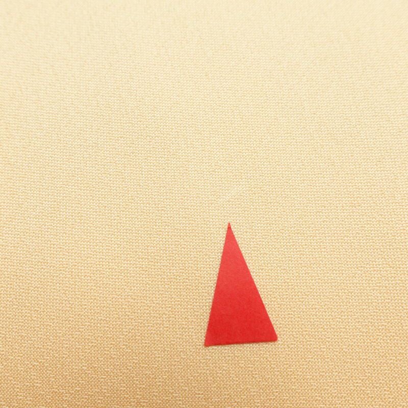 付け下げ 正絹 花柄 袷仕立て 橙 オレンジベージュ_画像22