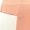 色無地 鮫小紋 美品 落款入り 一つ紋付き 縮緬 正絹 古典柄 袷仕立て 橙_画像12