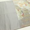 袋帯 六通柄 良品 西陣織 証紙あり フォーマル用 正絹 古典柄 グレー_画像22