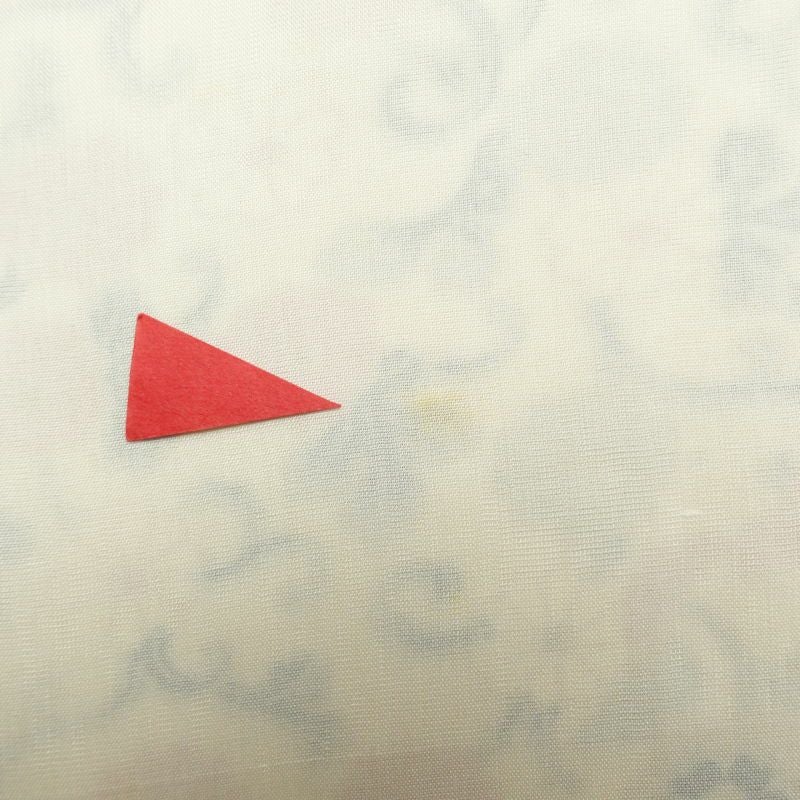 小紋  良品 しつけ糸付き 縮緬 総柄 正絹 花柄 袷仕立て クリーム_画像25