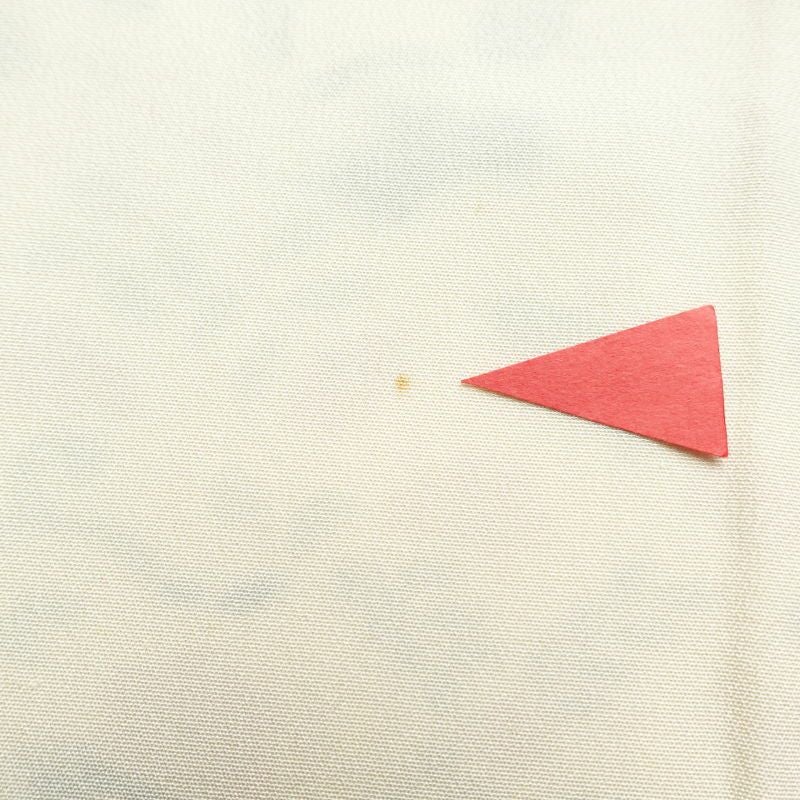 小紋  良品 しつけ糸付き 縮緬 総柄 正絹 花柄 袷仕立て クリーム_画像28