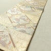 袋帯 六通柄 天井絵花鳥文 フォーマル用 正絹 古典柄 ベージュ_画像12