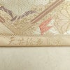 袋帯 六通柄 天井絵花鳥文 フォーマル用 正絹 古典柄 ベージュ_画像31