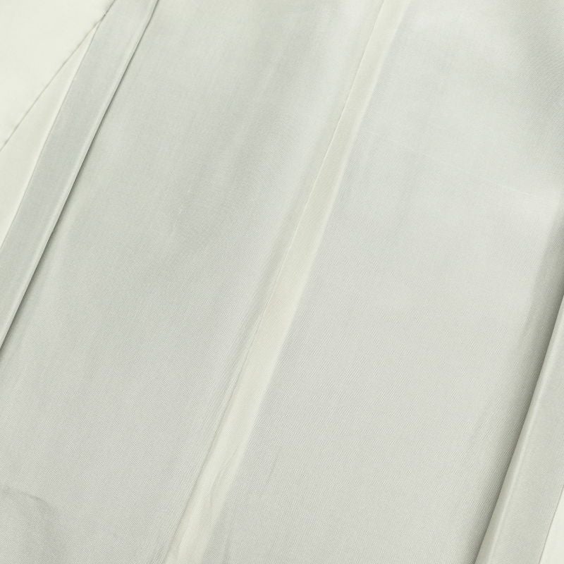 紬 付下げ風 正絹 風景柄 菖蒲 袷仕立て 茶_画像28