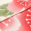 新品 浴衣 女性用 綿 桜麻の葉ももいろ_画像3