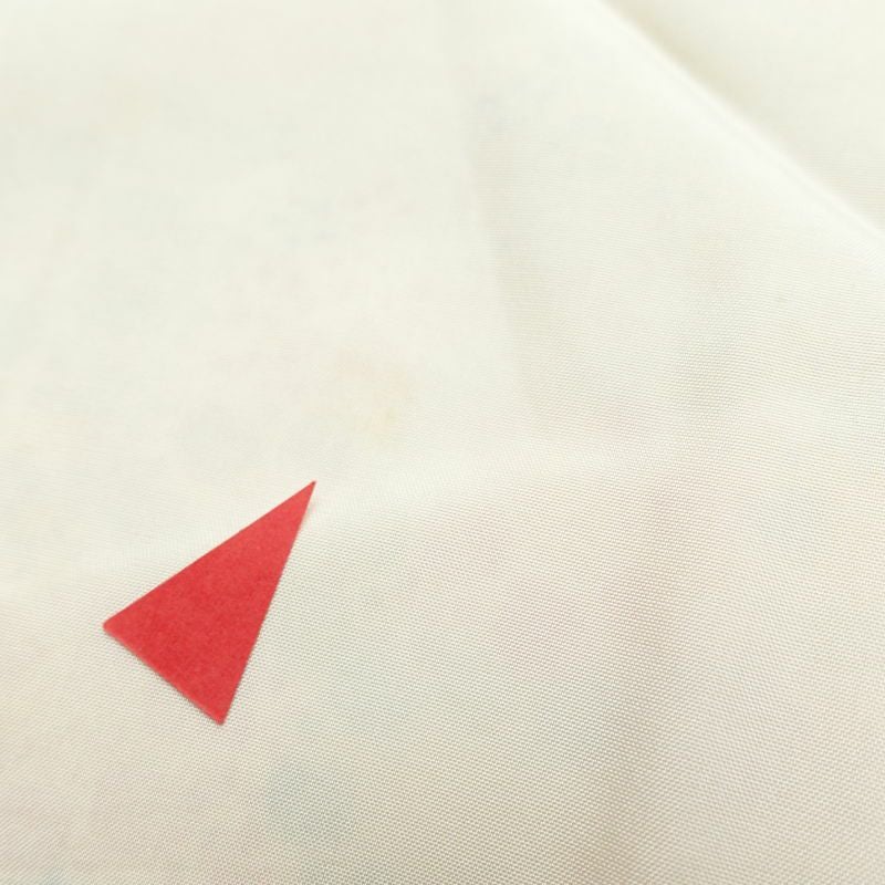 小紋 仕付け糸付き 総柄 正絹 花柄 袷仕立て ベージュ_画像27